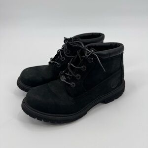 Timberland‎ Black Womens Linden Wood 6-Inch Waterproof Boots Size 7.5